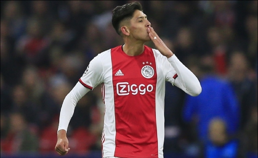 Golazo de Edson Álvarez en la victoria del Ajax en Champions ante el Lille