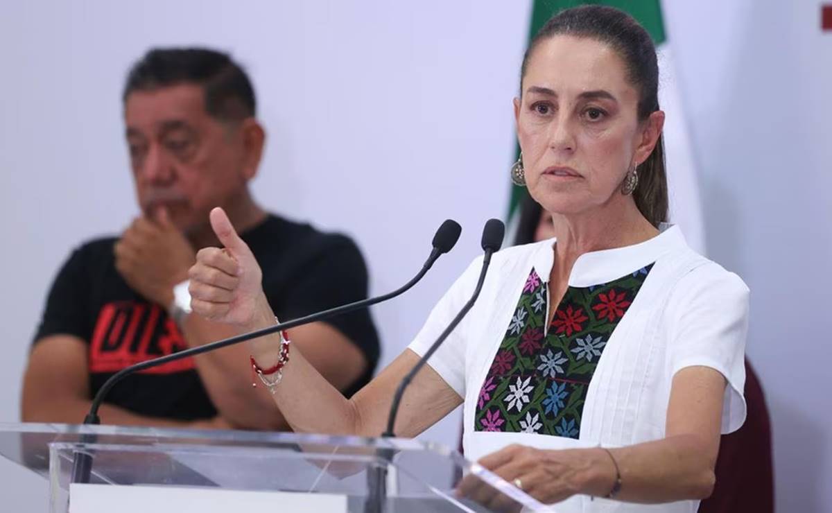 Claudia Sheinbaum, candidata de la coalición Sigamos Haciendo Historia. Foto: Diego Simón Sánchez / EL UNIVERSAL