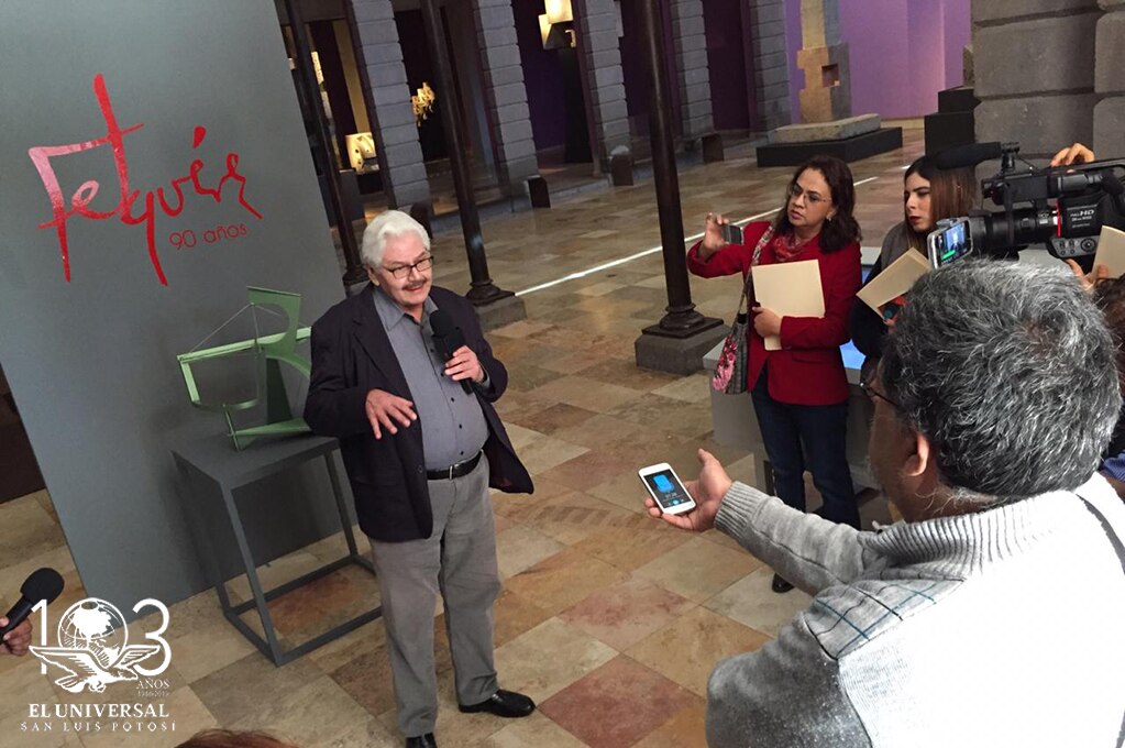 Inauguran exposición “Manuel Felguérez, 90 años” en el Museo Federico Silva