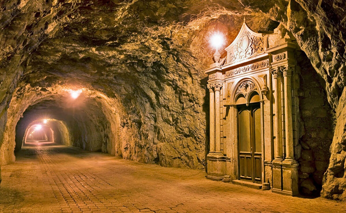 Túnel de Ogarrio, Real de Catorce, San Luís Potosí. Foto: Gobierno de México.