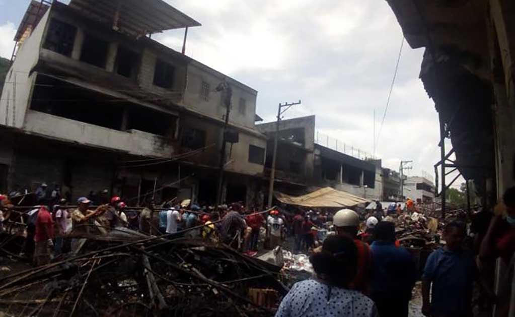 Gobierno cumplió compromisos adquiridos tras incendio de mercado de Tamazunchale: SGG