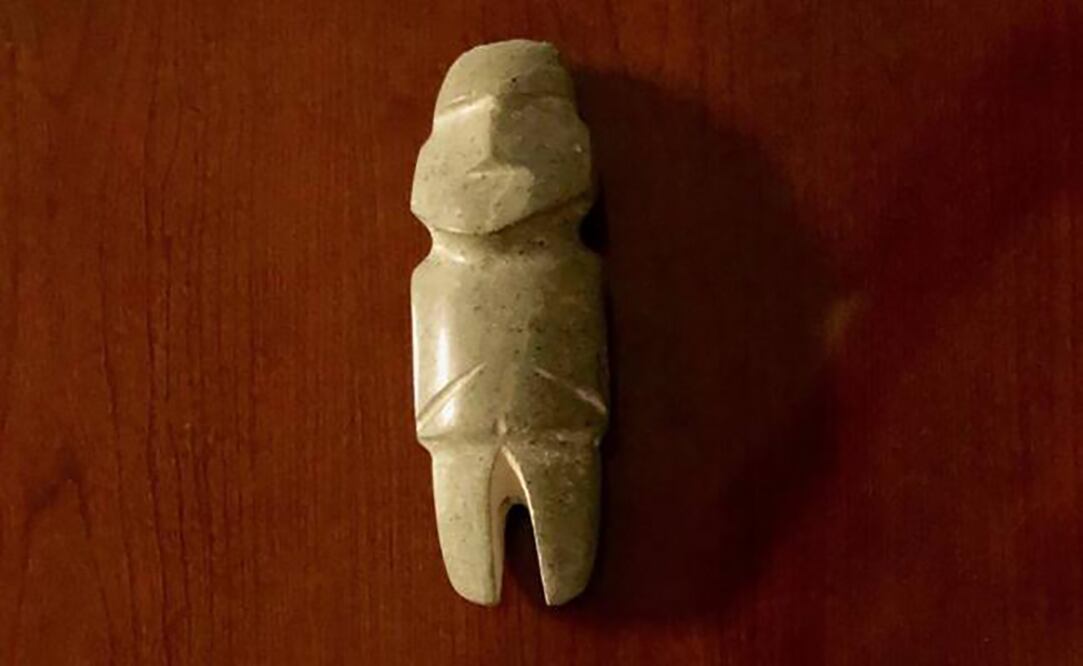 De manera preliminar, especialistas del INAH determinaron que la pieza es auténtica. FOTO: Notimex.