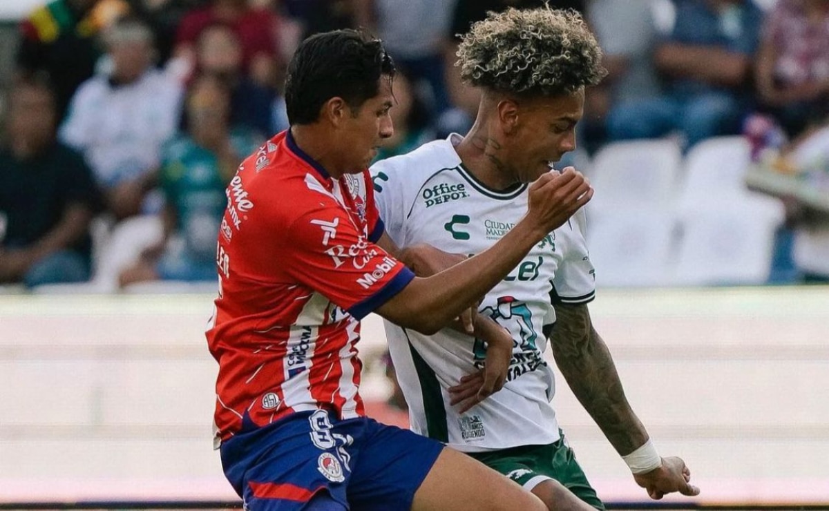 El conjunto potosino pierde el partido ante el León. Foto: Especial