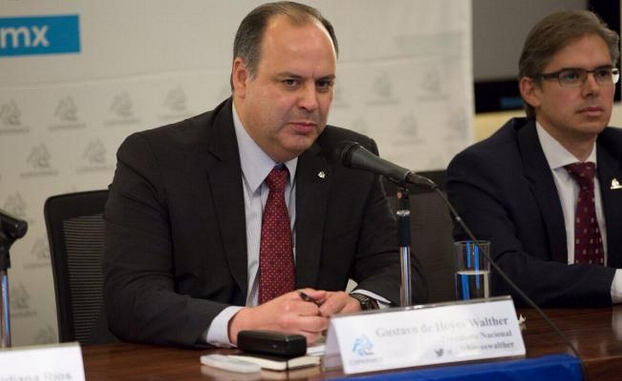 Gustavo de Hoyos, presidente de la Confederación Patronal de la República Mexicana. Foto: Archivo