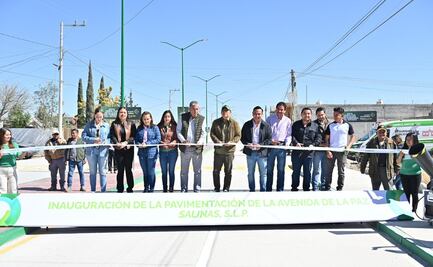 Gobernador de SLP inaugura calles y arranca camino Salinas–Peñón Blanco; refuerza apoyos alimentarios en Salinas de Hidalgo  