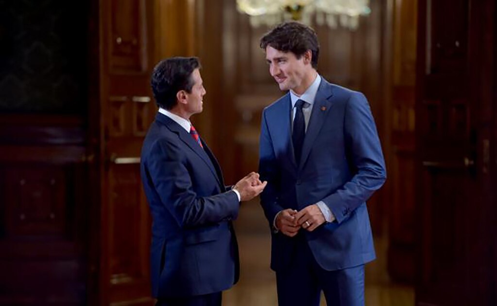 Celebran Peña Nieto y Justin Trudeau firma del CPTPP