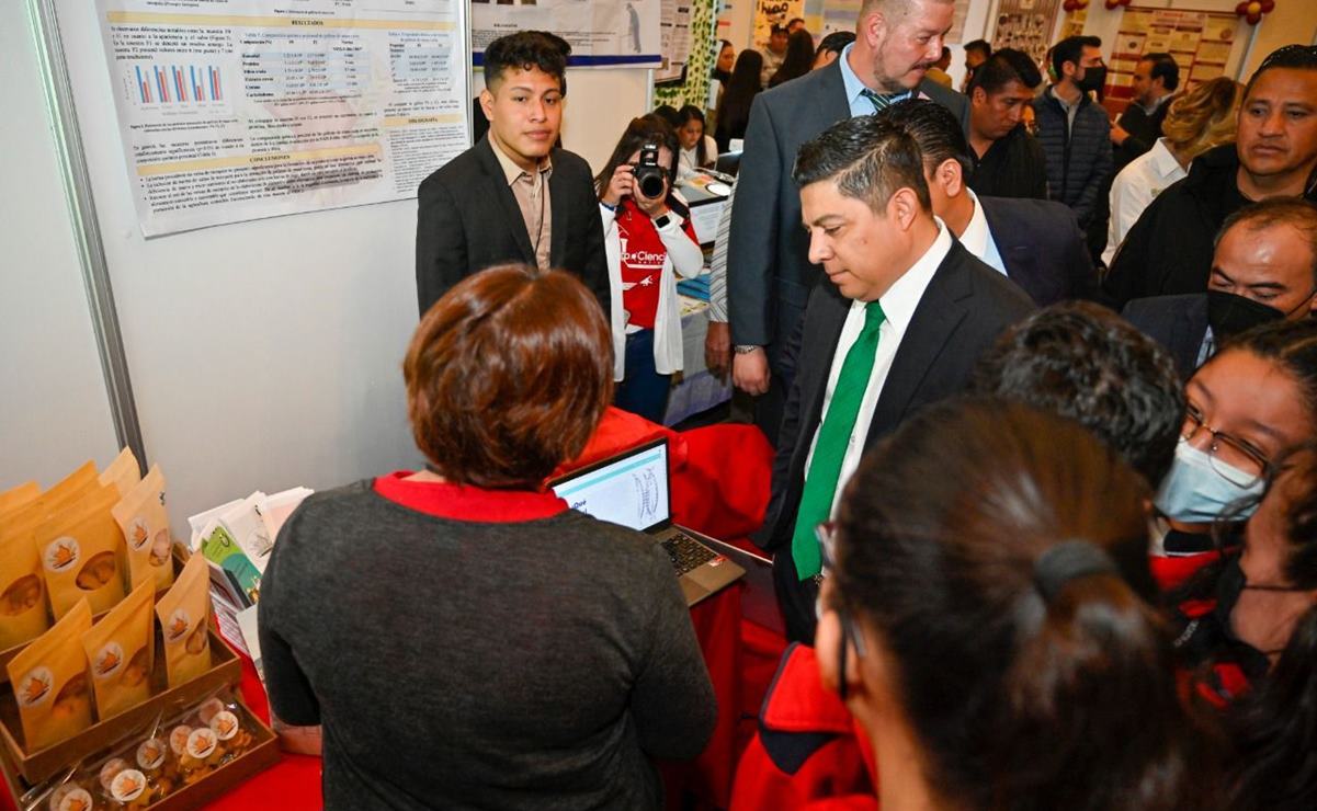 Inaugura Ricardo Gallardo Expo Ciencias Nacional 2022; participan 2 mil jóvenes de México y el extranjero. Foto: Especial