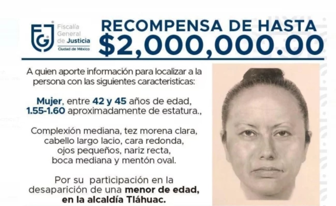 Difunden retrato hablado de la mujer que se llevó de la mano a Fátima