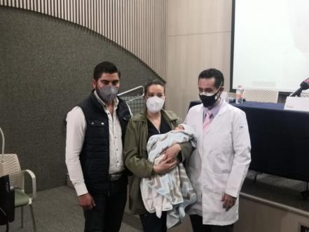 Él es “Ray”, el primer bebé de SLP y del mundo que produce anticuerpos contra el Covid