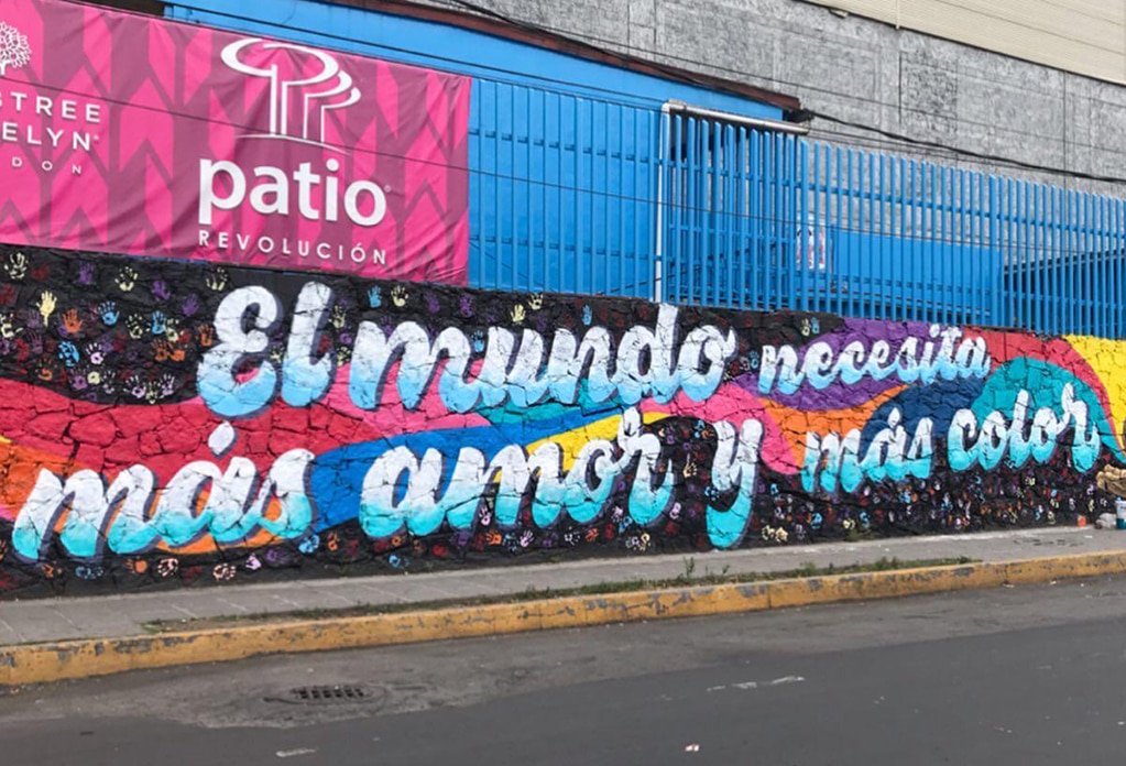 Realizan mural en honor a Héctor Domínguez