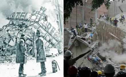 Diferencias y similitudes: Así fueron los sismos de 1985 y 2017 en México
