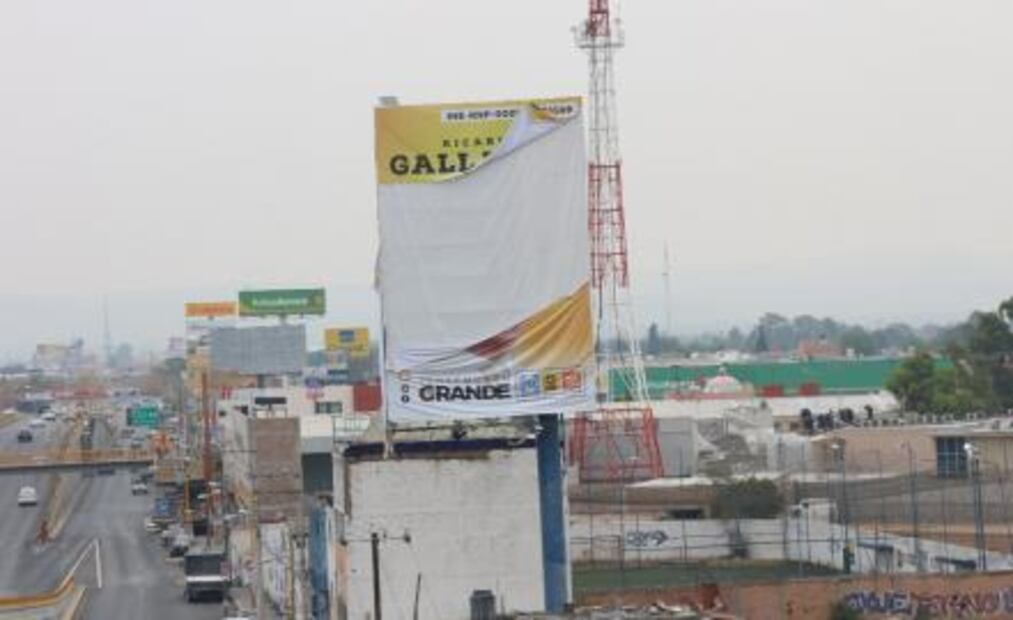 Dañan espectaculares que promueven candidatura de Gallardo Cardona