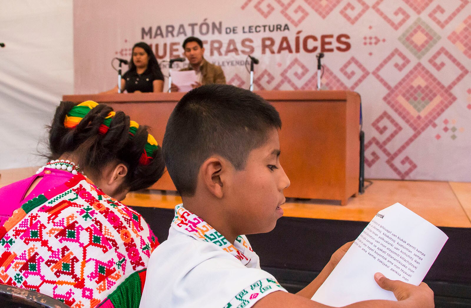 Realizan maratón de lectura en lenguas indígenas