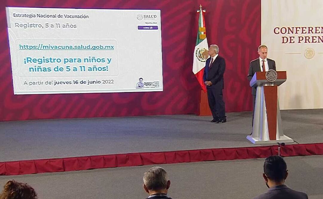 López-Gatell anuncia inicio de vacunación contra Covid para menores de 5 a 11 años. Foto: Captura de video