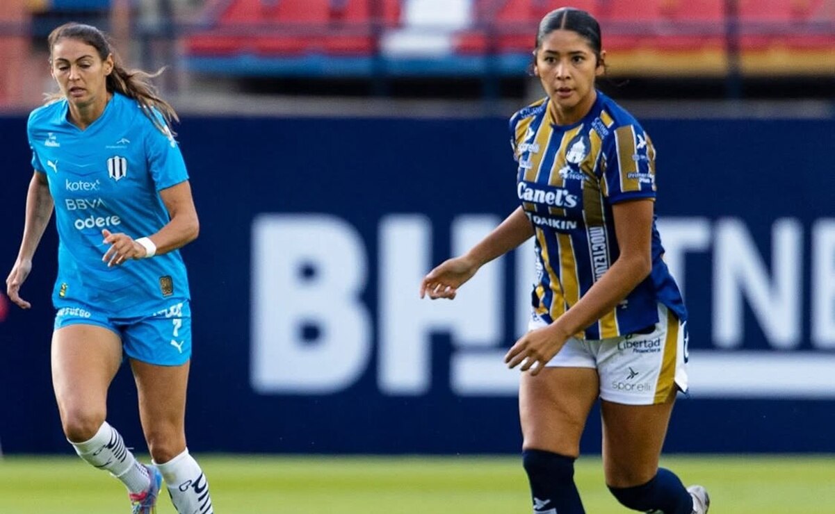 Atlético de San Luis Femenil pierde ante las Rayadas. Foto: Especial