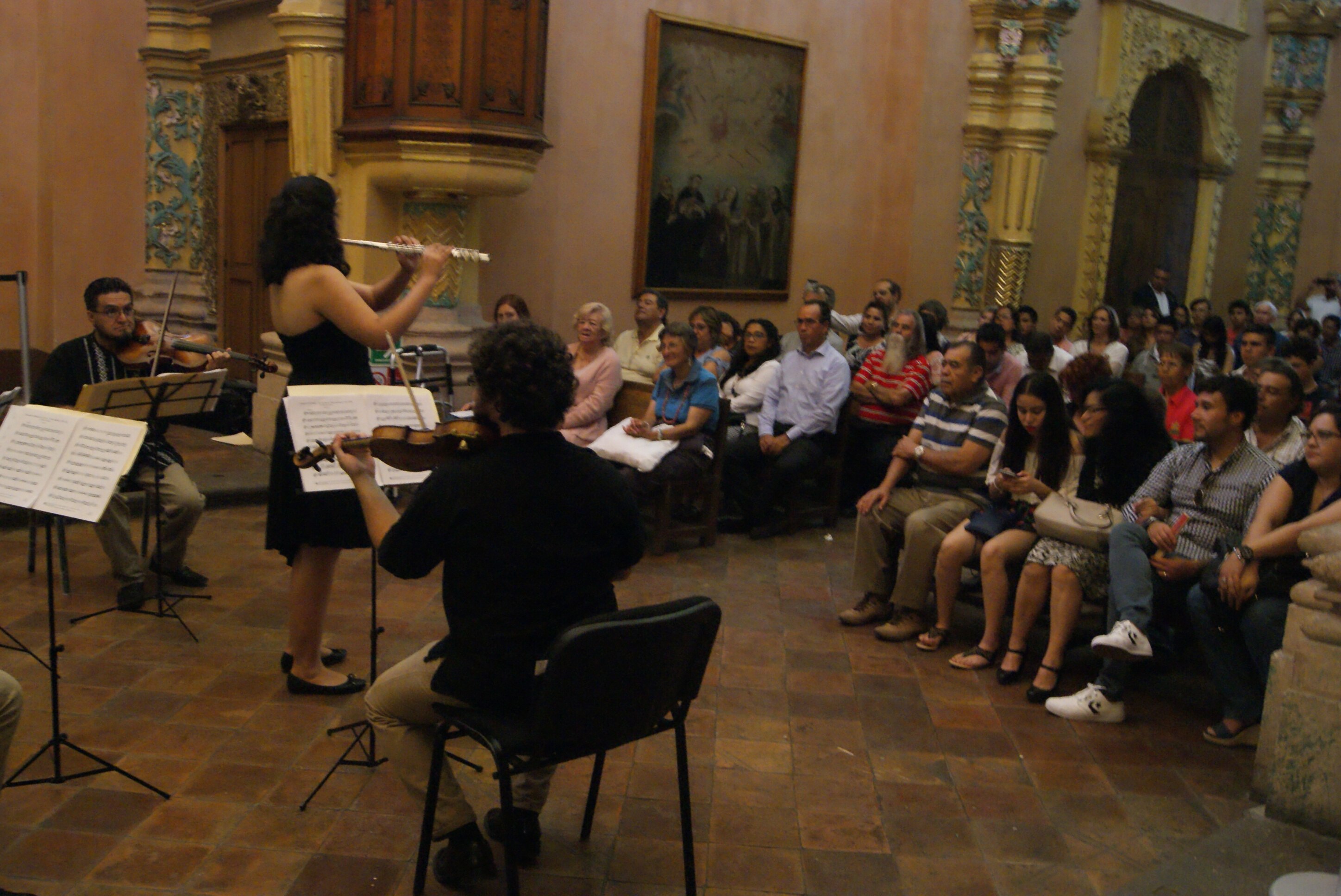 Capilla de Aranzazú disfrutó concierto de música barroca