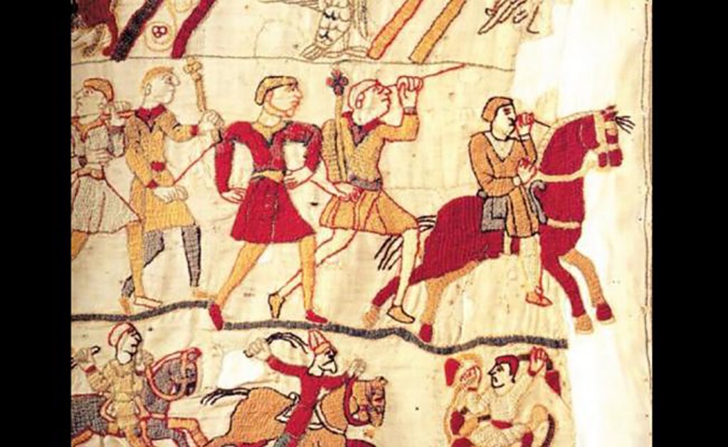 El tapiz Bayeux que tiene bordados 93 penes