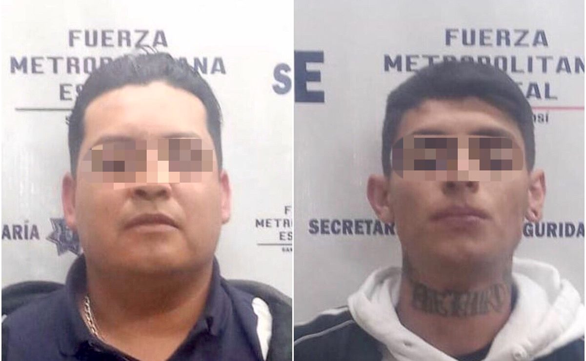 Detienen a dos por agredir con arma de fuego a joven al norte de la capital de SLP. Foto: Fiscalía de SLP