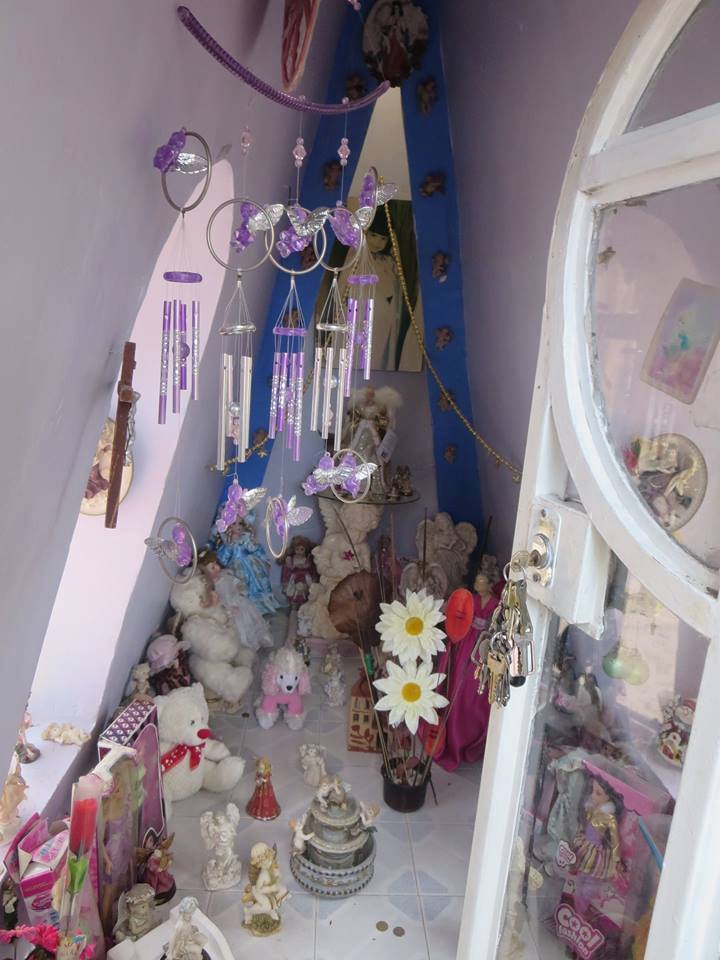 Tumba de Poleth por dentro. Foto: Judith Badillo Hernández