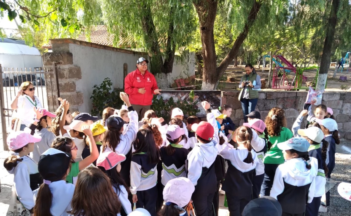 Con actividades y recorridos guiados, en la capital de SLP siembran conciencia ecológica entre jóvenes