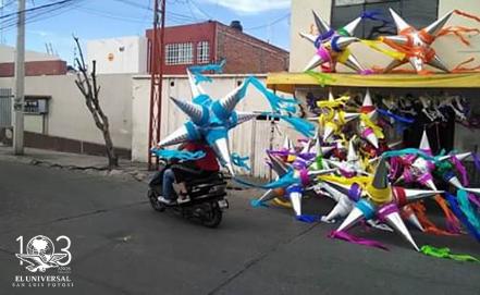 ¡Dale, dale, dale! Al taller de piñatas más activo de San Luis