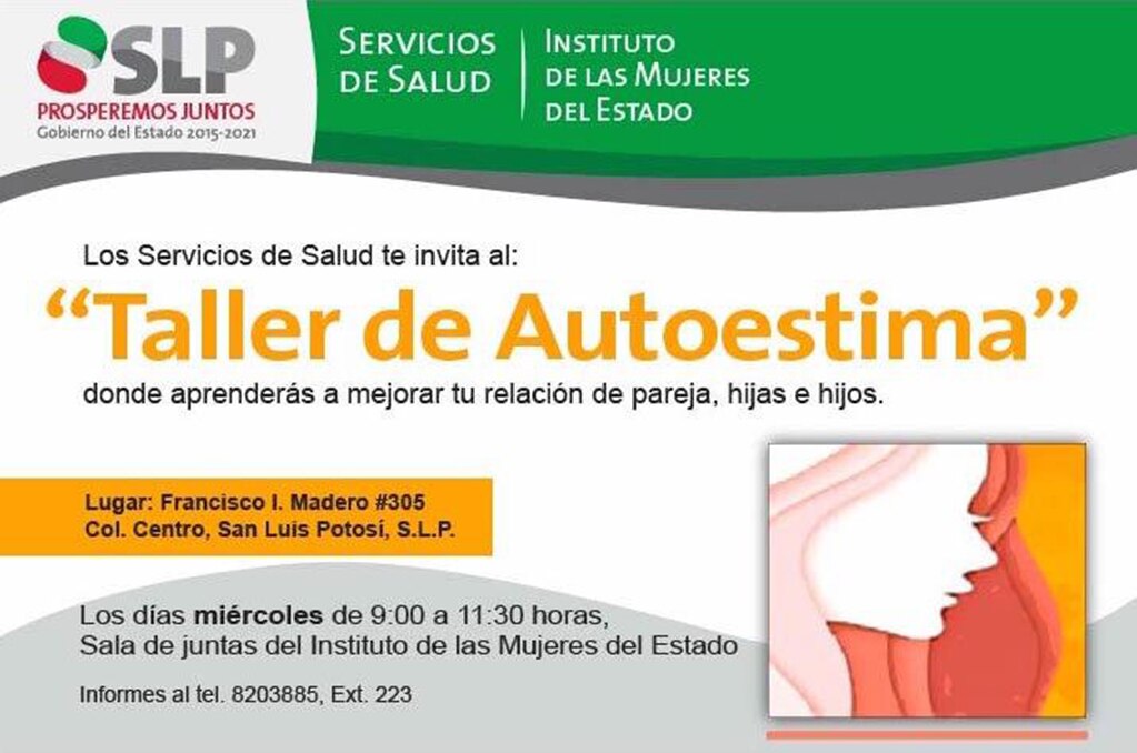 Ofrecen taller de autoestima para mujeres potosinas
