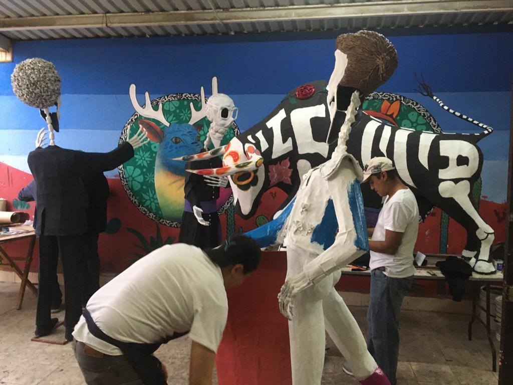 "Quisiera que la gente no solo aprecie la pieza como tal, sino todo el proceso de elaboración", declaró el artista a EL UNIVERSAL. Foto: Samuel Estrada