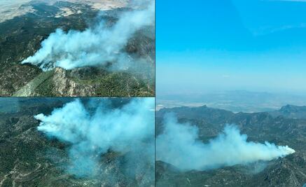 Incendio en Sierra de San Miguelito