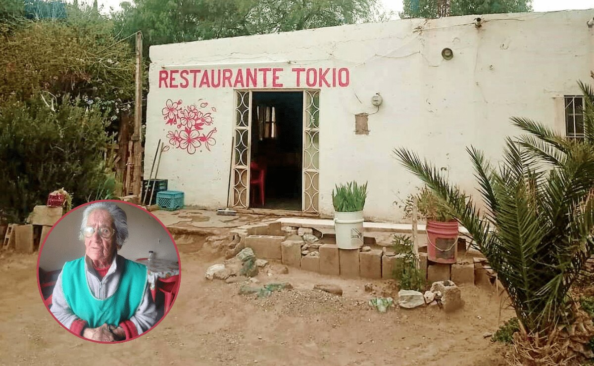 En redes sociales se viralizó la historia de doña Margarita, una mujer de 98 años de edad que se ha mantenido gran parte de su vida a través de su Restaurante Tokio. Foto: Especial