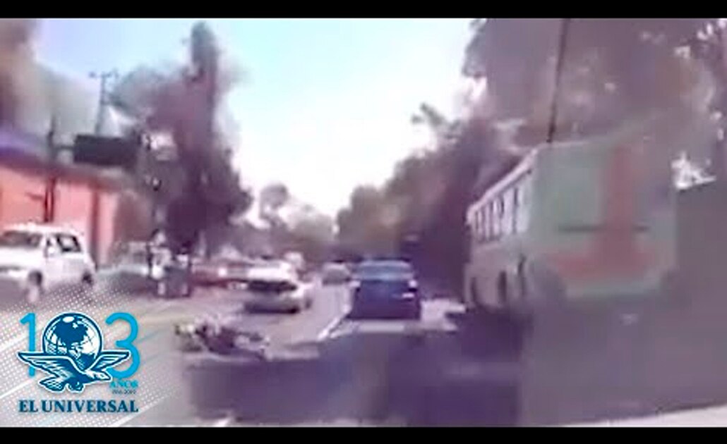 (VIDEO) Captan momento en que presunto secuestrado se arroja de cajuela