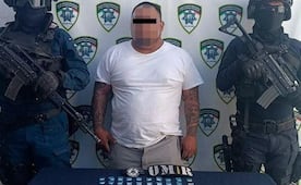 Detienen a hombre con 42 dosis de cristal en la Central de Abastos de SLP 