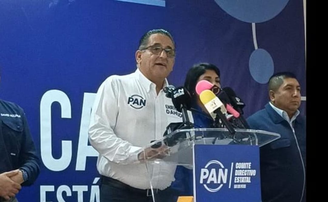 Enrique Dahud, secretario general del Comité Directivo Estatal del PAN en SLP. Foto: Jazmín Ramírez