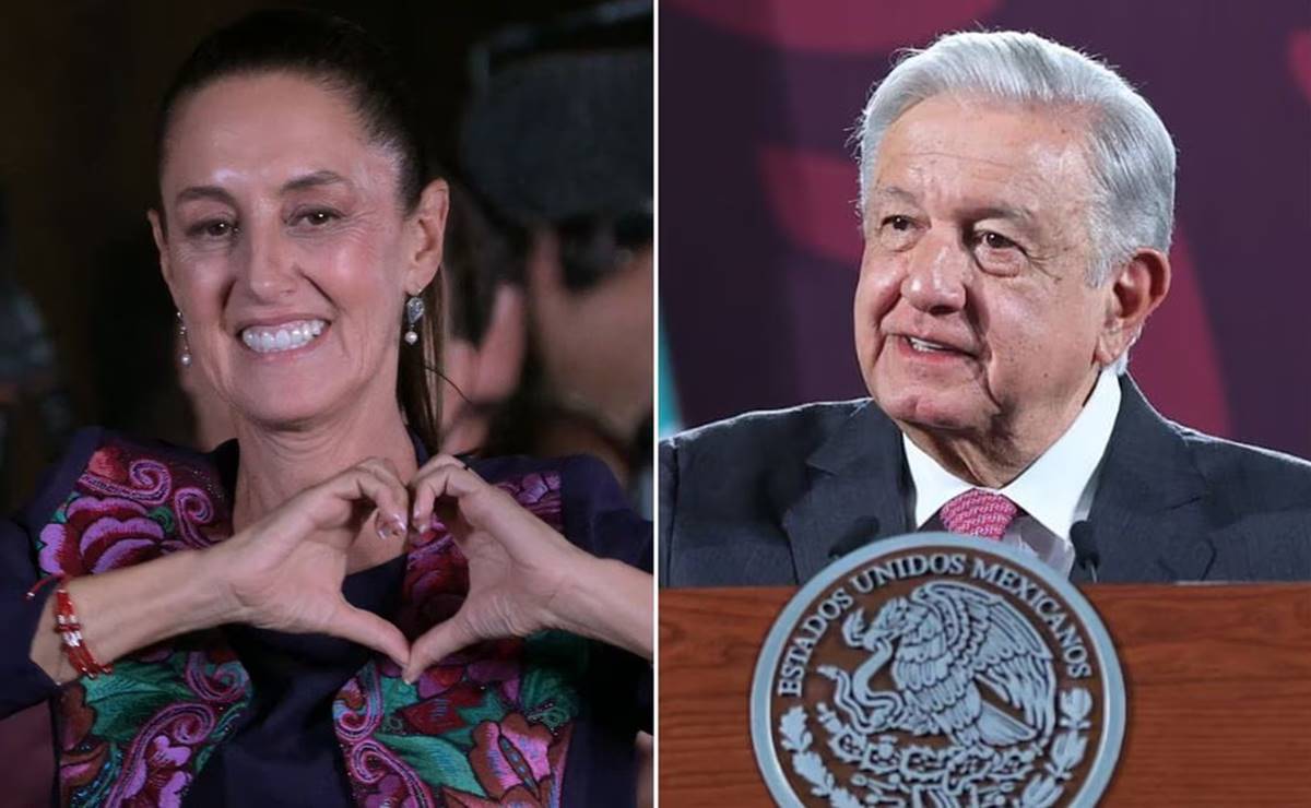 AMLO y Claudia Sheinbaum. Foto: AFP - Gabriel Pano / EL UNIVERSAL