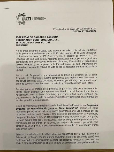 Baches y obras abandonadas amenazan productividad de la zona industrial de SLP, lamentan empresarios 