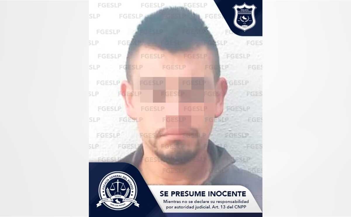 Cae presunto asaltante de gasolinera en la capital de San Luis. Foto: Especial