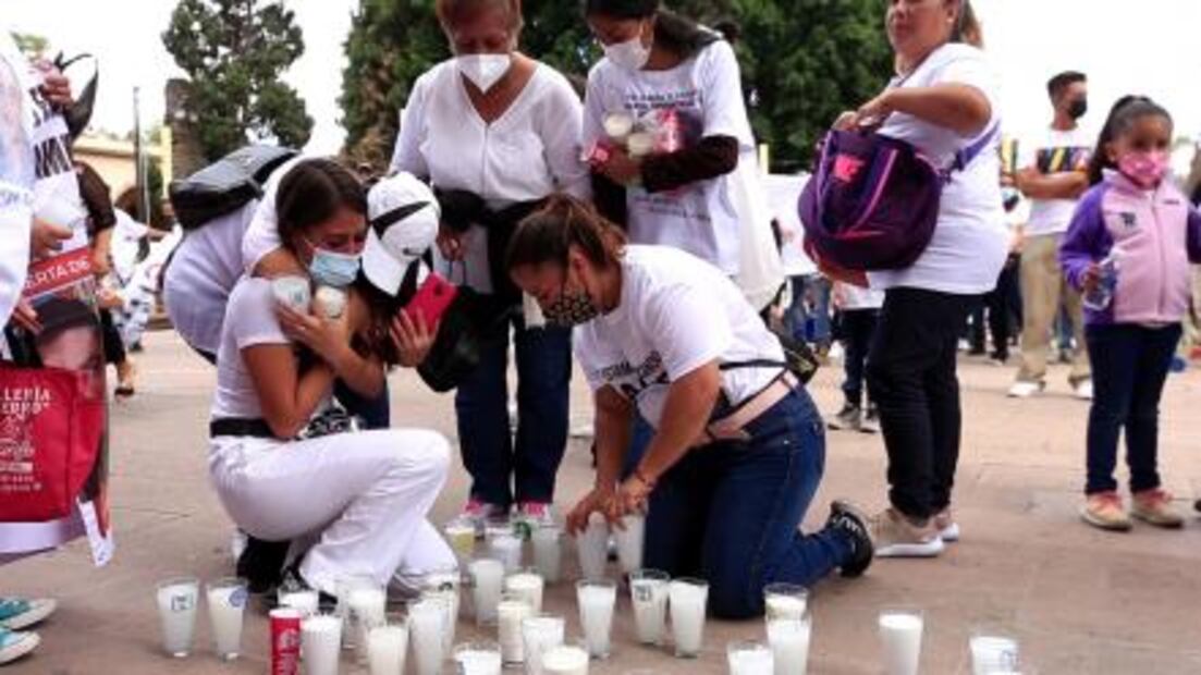 Marchan por potosinos desparecidos en Jalisco