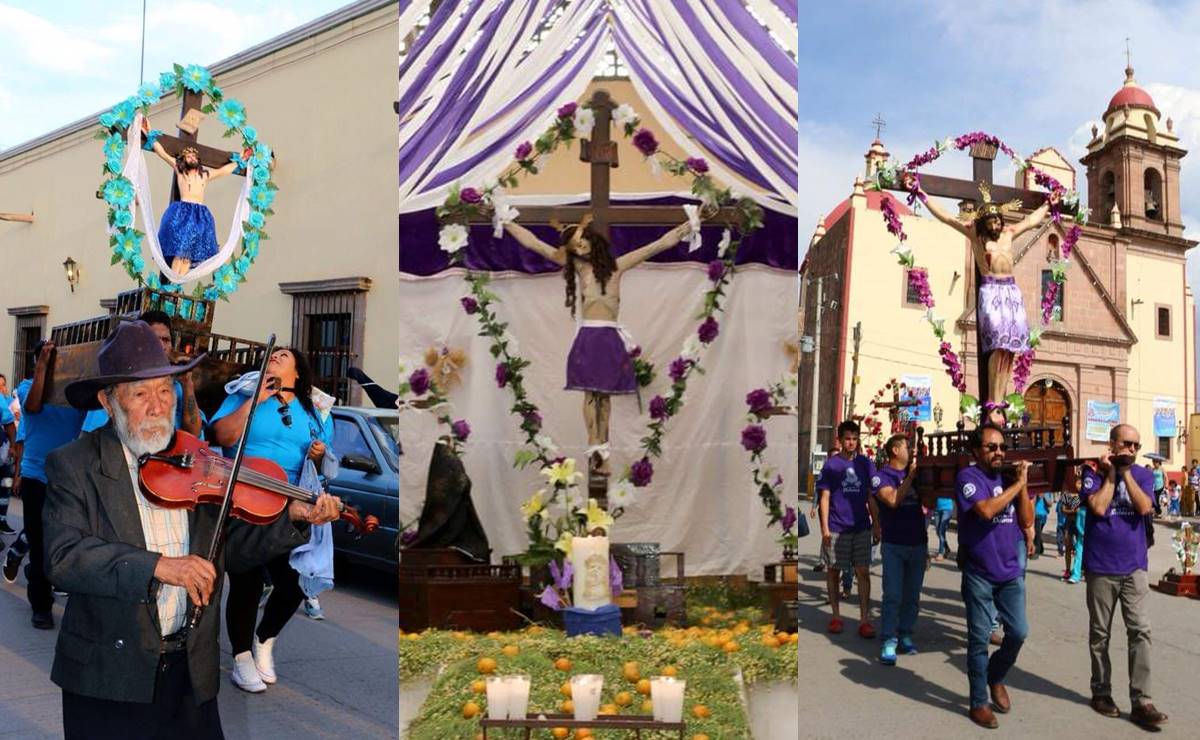 Procesión de los Cristos, una tradición de 125 años llena de fe en Villa de Pozos