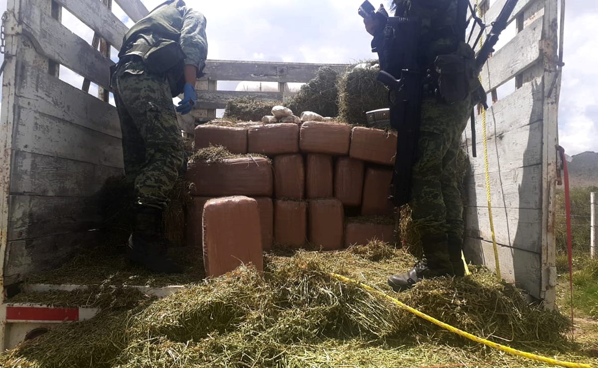 Detiene Sedena a sujeto con casi un millón de pesos en droga en SLP