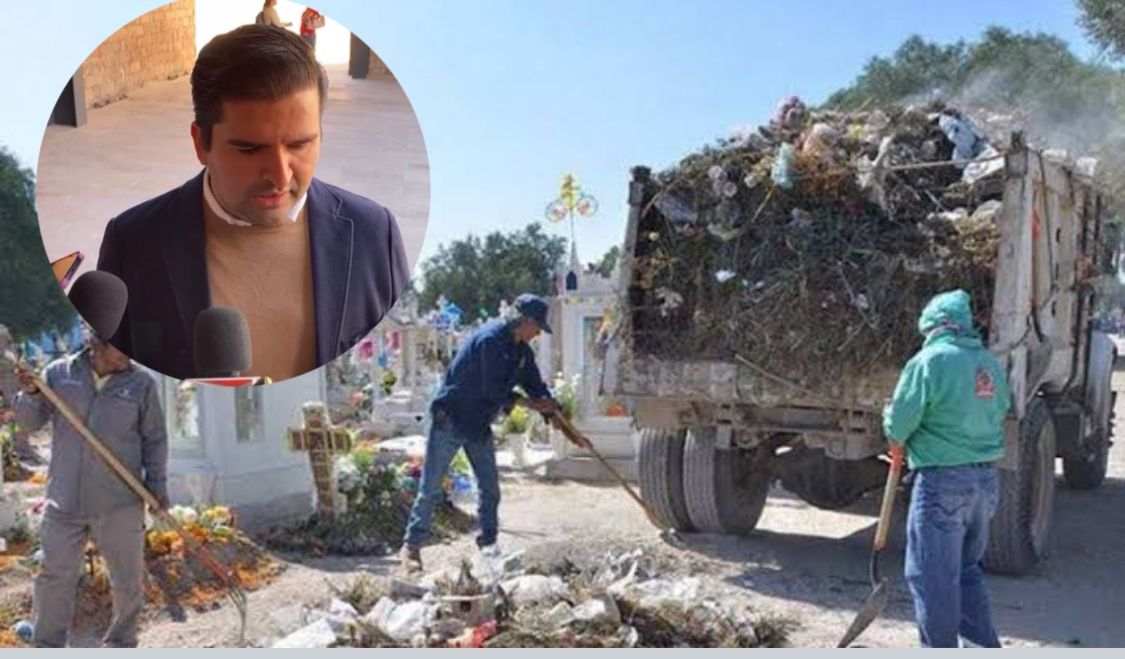 Más de 100 mil visitaron los panteones de la capital de SLP en Día de Muertos