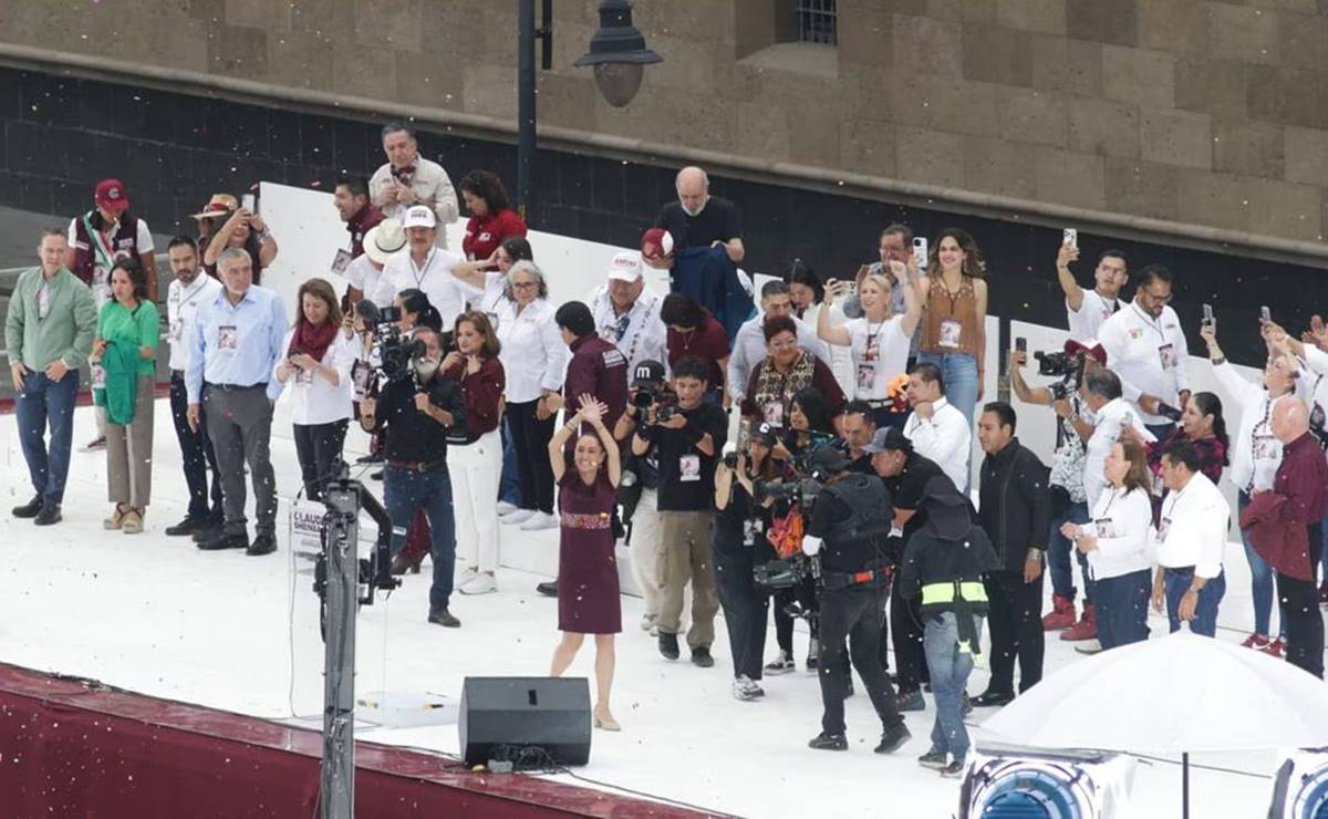 "¡No les voy a defraudar!", asegura Claudia Sheinbaum en su cierre de campaña