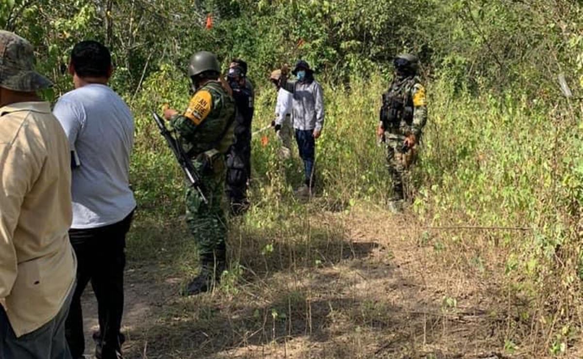 Hallan finca con restos humanos calcinados en la Huasteca potosina; buscadoras trabajan en la identificación