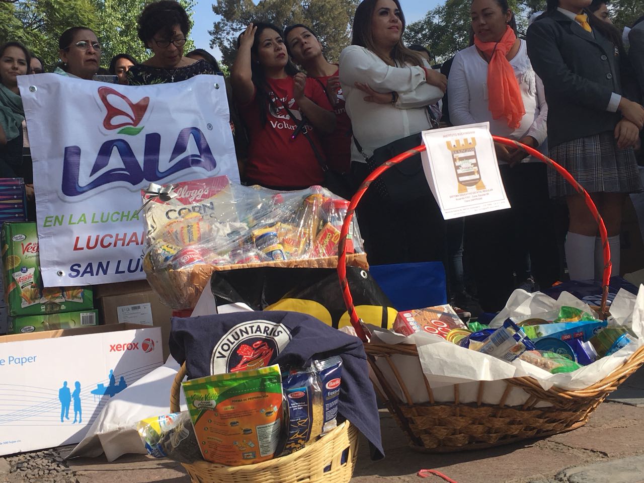 BAALI de SLP realiza acopio de alimentos en el Día Mundial de la Alimentación