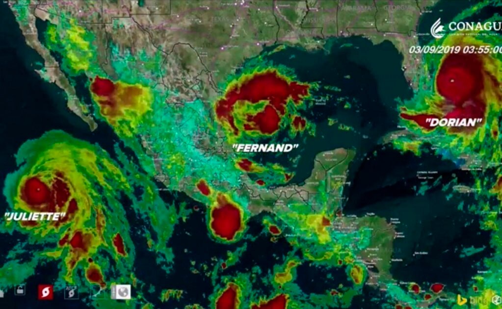 Tormenta tropical Fernand  ocasionará lluvias muy fuertes para SLP
