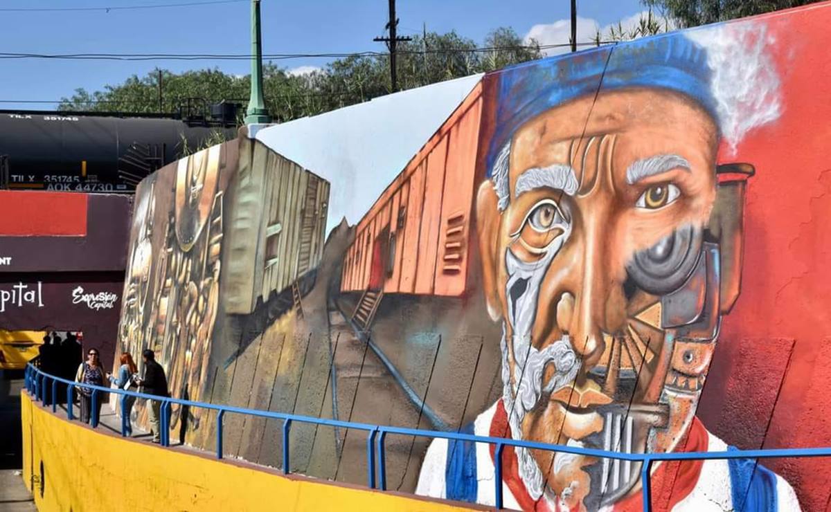 Estos murales forman parte del programa de Expresión Capital, para el rescate de espacios inseguros a través del arte. Foto: Especial