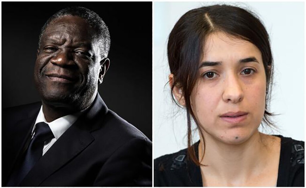Nobel de la Paz para Mukwege y Murad por combatir violencia sexual en guerra