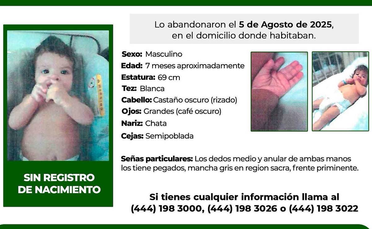 Buscan a familia de bebé abandonado en Soledad