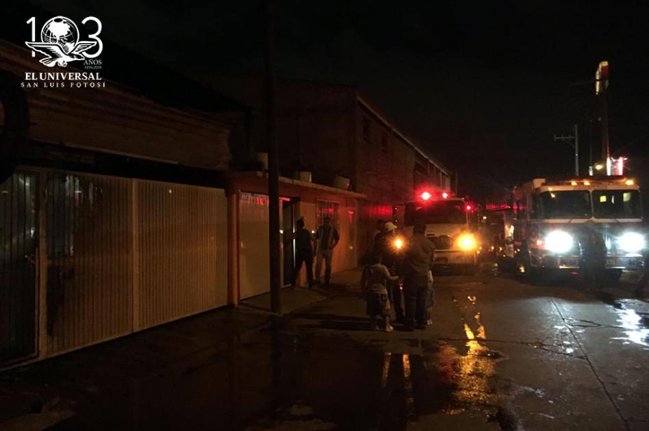 Incendio en vulcanizadora de Rivas Guillén