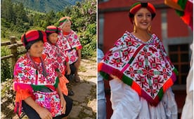 Estos son los elementos que componen al traje tradicional de las mujeres de la cultura tének de SLP, ¿ya los conocías?