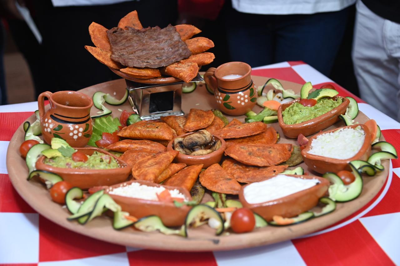 Se premió el sabor y la tradición de la cocina mexicana a través de las enchiladas potosinas. Foto: Especial