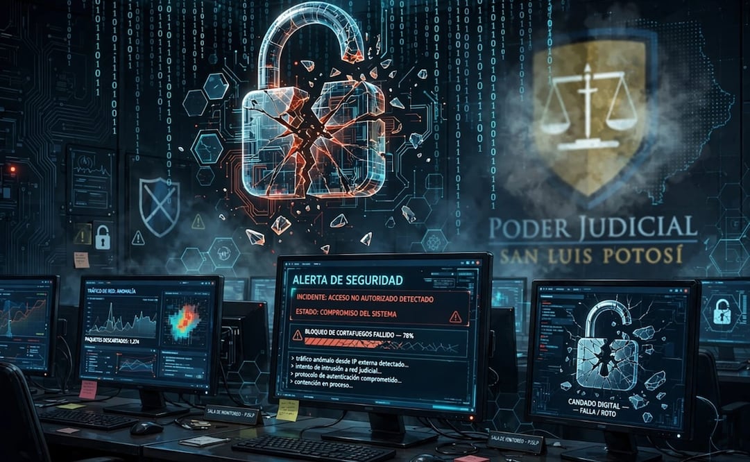 Acepta Poder Judicial posibilidad de que hayan sido víctimas de un “hackeo”. Foto: IA